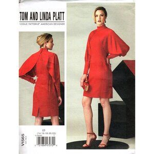 Vogue V1565 Misses 14 to 22 Designer Tom and Linda Platt Dress Sewing Pattern